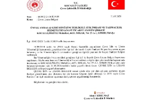 Çevre Lisans Belgesi Nedir?